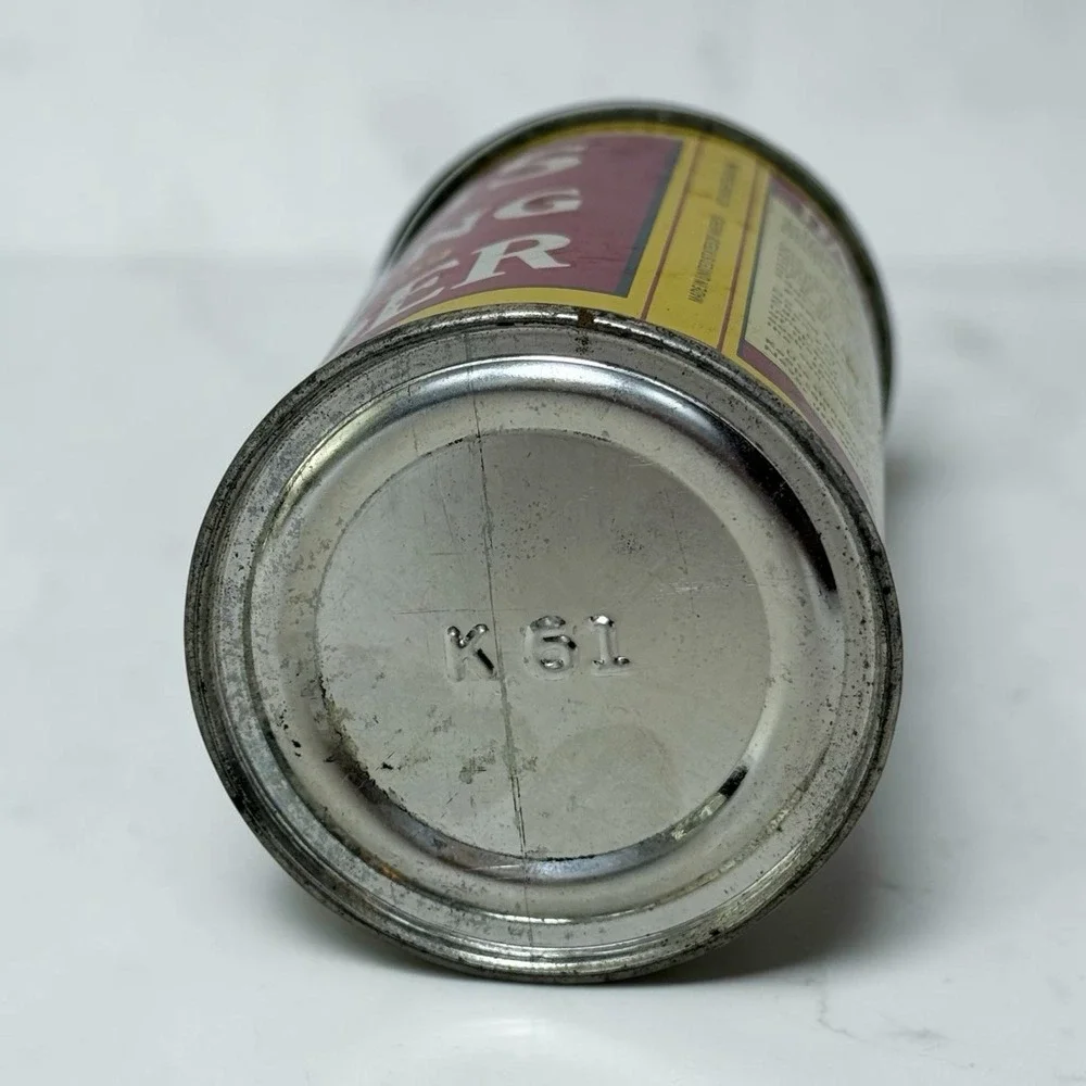 VTG 1950s Davis OK Baking Powder 8 Oz Full Tin Penick Ford Hoboken NJ Advertisin